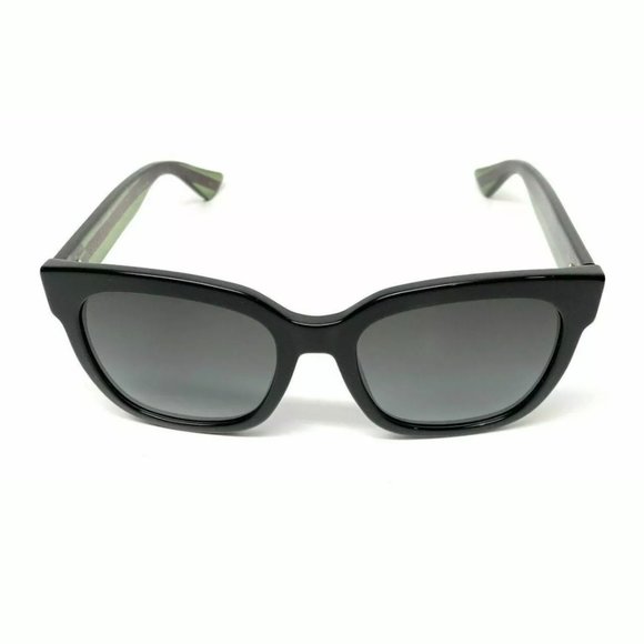 Gucci Women\'s Black Green Red Sunglasses!